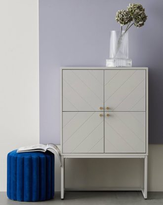 Ellos - Skåp Volmer 4 dörrar - Grå