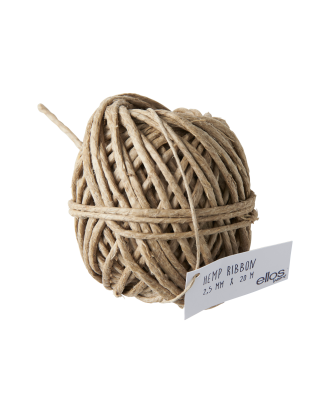 Ellos - Presentsnöre Polished Hemp 20 meter - Natur