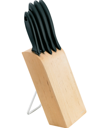 Fiskars - Knivblock med 5 knivar Essential