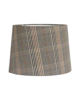 PR Home - Lampskärm Sofia Mönstrad 20 cm - Grå