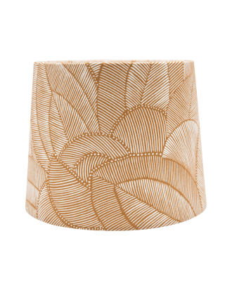 PR Home - Lampskärm Sofia Mönstrad 20 cm - Gul