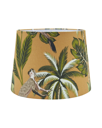 PR Home - Lampskärm Sofia Mönstrad 35 cm - Gul