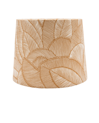 PR Home - Lampskärm Sofia Mönstrad 35 cm - Gul