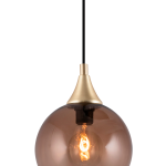 Globen Lighting - Fönsterlampa Bowl - Brun