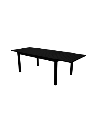 Venture Home - Matbord Malaga 100x160-240 cm - Svart