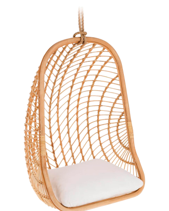 Kave Home - EKATERINA hängstol - Vit