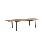 Brafab - Matbord Lyon, 100x224-304 cm - Svart