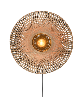 Good&Mojo - Vägglampa Kalimantan L - Brun