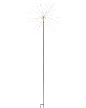 Star Trading - Utomhus Dekoration Firework Outdoor 120 cm. - Silver