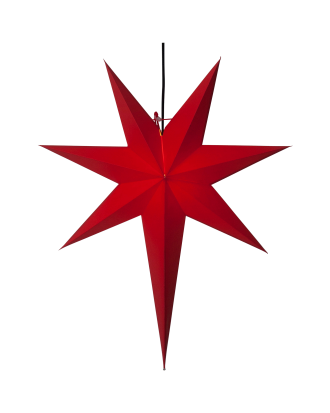Star Trading - Pappersstjärna Rozen 55 cm - Röd