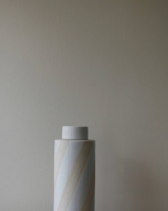 Mimou - Handmålad burk 35 cm - Natur