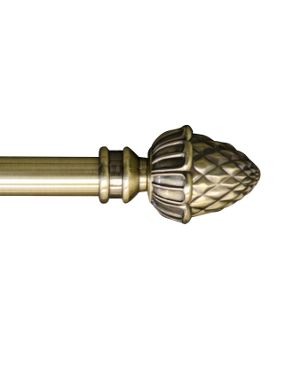 Hasta - Kotte gardinstång 110-200 cm - Mässing