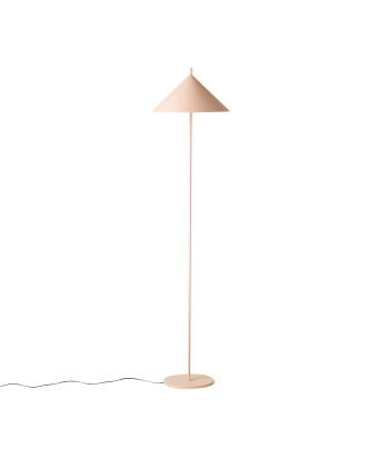 HKliving - Golvlampa Metal Triangle - Rosa