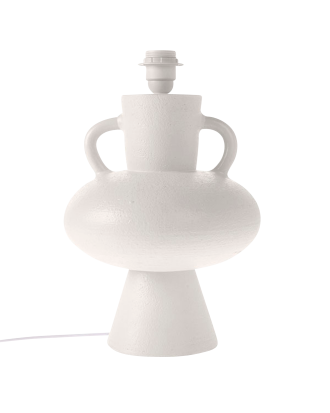 HKliving - Lampfot Stoneware L - Vit