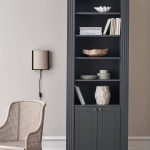 Ellos - Bokhylla Alvis Enkel 80x235 cm - Grå