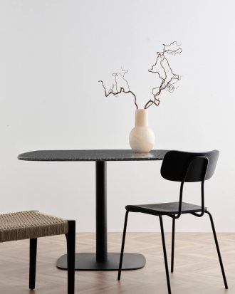 Ellos - Matbord Berrito 110x110 cm - Svart