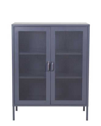 Venture Home - Lågt Vitrinskåp Malmby - Grå