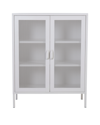 Venture Home - Lågt Vitrinskåp Malmby - Vit