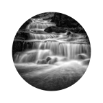 Malerifabrikken - Tavla Evening fall - Svart - 40X40