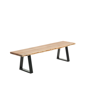 Kave Home - Bänk Alaia 160 cm - Gul