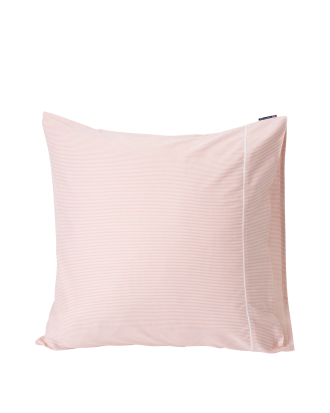 Lexington - Örngott Striped Tencel/Cotton Pillowcase 65x65 cm - Rosa - 65X65