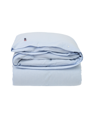 Lexington - Påslakan Striped Cotton Seersucker Duvet Cover - Blå - 220X220