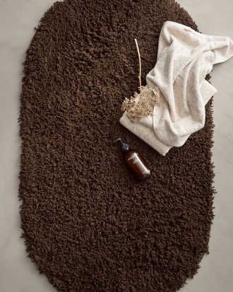 Ellos - Badrumsmatta Chenille - Brun - 80X140