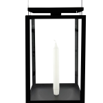 ERNST - Lykta för kronljus Ø 20 cm, h 42 cm - Svart