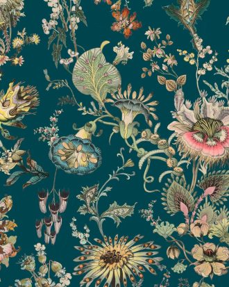 House of Hackney - Tapet FLORA FANTASIA - Blå