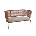 Kave Home - Soffa Nandin, 2-sits - Röd