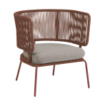 Kave Home - Karmstol Nadin, 2-pack - Röd