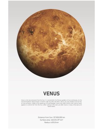 Malerifabrikken - Poster Venus Light - Vit - 70X100