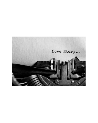 Malerifabrikken - Poster Vintage Love Story - Svart - 70X100