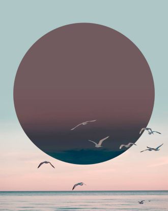 Malerifabrikken - Poster Sundown 2 - Lila - 70X100