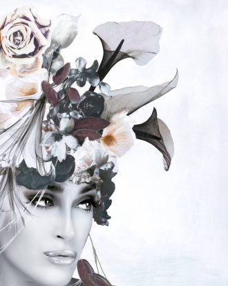 Malerifabrikken - Poster Silver Couture 3 - Vit - 70X100