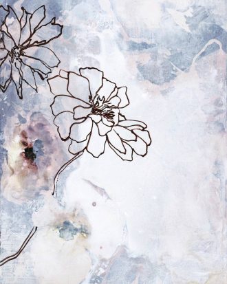 Malerifabrikken - Poster Soft Flower 1 - Vit - 70X100