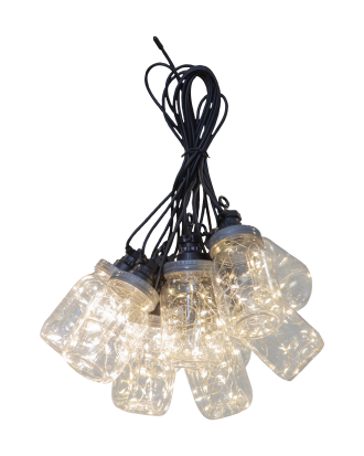 Star Trading - Circus Bottle Ljusslinga - Svart