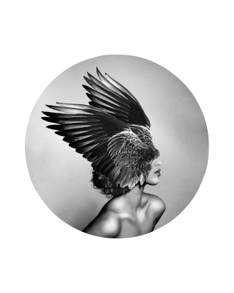 Malerifabrikken - Tavla Diana - Svart - 90X90