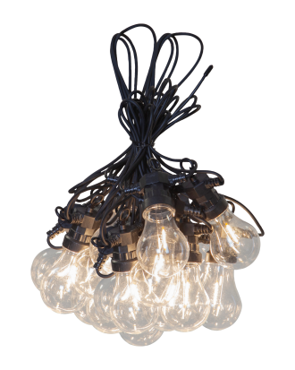 Star Trading - Filament ljusslinga Circus - Svart