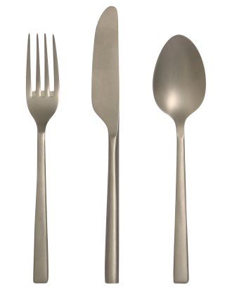 HKliving - Bestickset i 3 delar - Silver