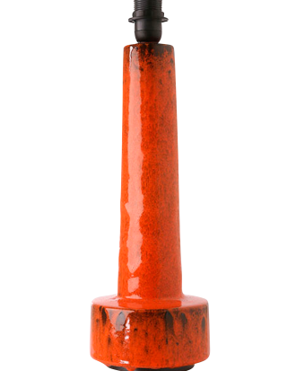 HKliving - Lampfot i keramik - Röd