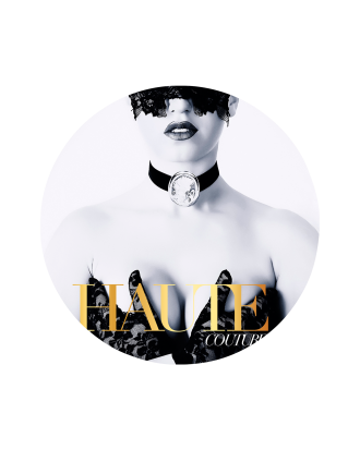 Malerifabrikken - Tavla Couture 4 - Röd - 90X90