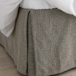 Ellos - Sängkappa Altro i bouclé, höjd 52 cm - Grå - 160X200