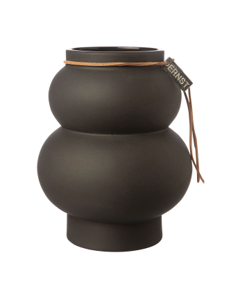 ERNST - Kurvig vas i stengods Ø 12 cm h 21