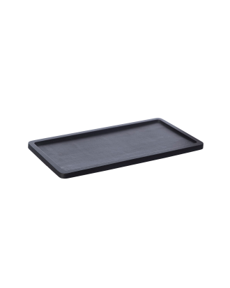ERNST - Träbricka rektangulär 15x30 cm - Svart