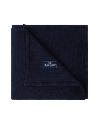 Lexington - Överkast Quilted Jacquard Organic Cotton Bedspread - Blå - 160X240