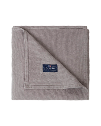 Lexington - Överkast Quilted Jacquard Organic Cotton Bedspread - Grå - 260X240