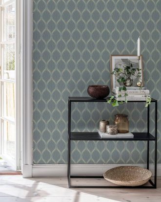 Duro. - Tapet Lilly - Blå