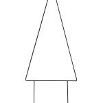 DBKD - Växtstöd Garden Stick Tree Large - Svart