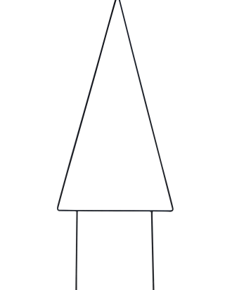 DBKD - Växtstöd Garden Stick Tree Large - Svart